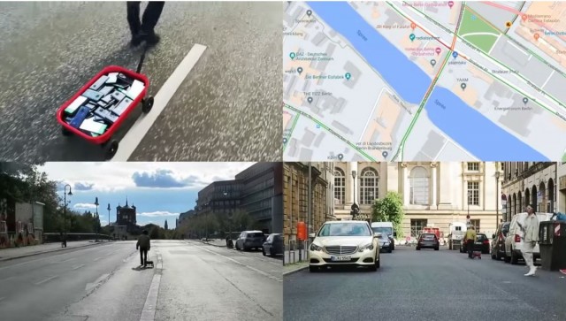 Man creates fake traffic jam on Google Maps by carting around 99 cellphones