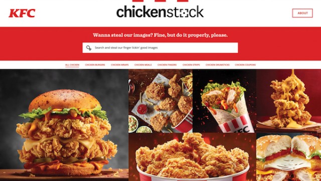 KFC Opens ‘ChickenStock’ Image Library For Others To Steal Its Photos, For Free - DesignTAXI.com