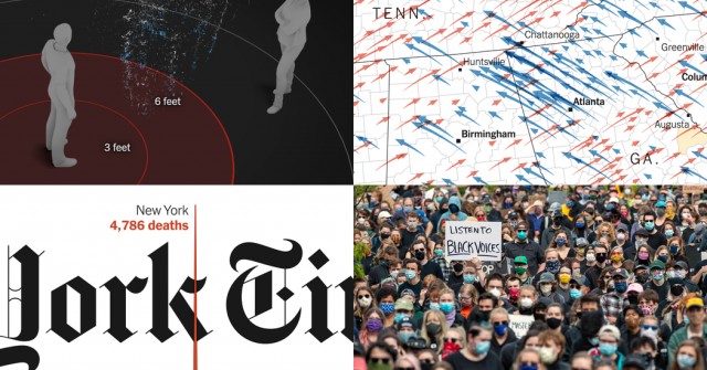 2020: The Year in Visual Stories and Graphics