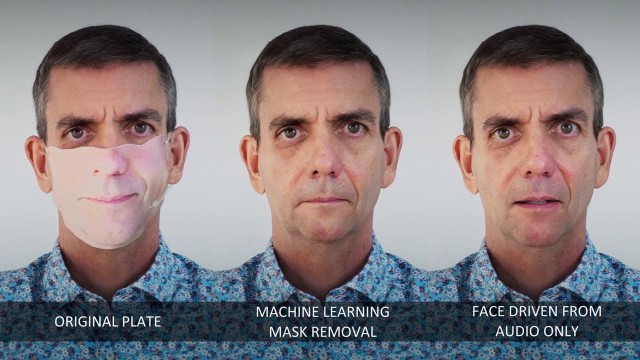 Machine Learning Mask Removal