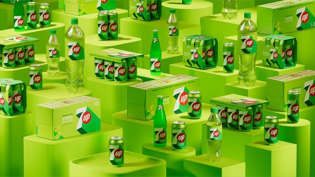 Pepsi's 7UP rebrand is rather gorgeous