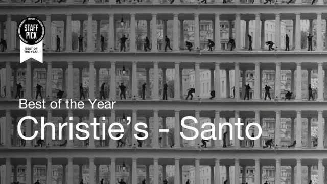 Best of the Year - VIMEO - Christie's - Santo (Interactive)