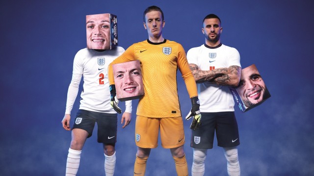 Ad of the Day: fans wear England footballers' faces with Bud Light Boxheads packaging