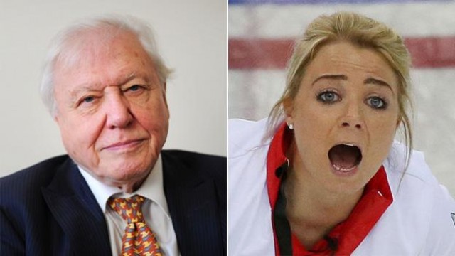 Sochi 2014: Curling commentary by Sir David Attenborough