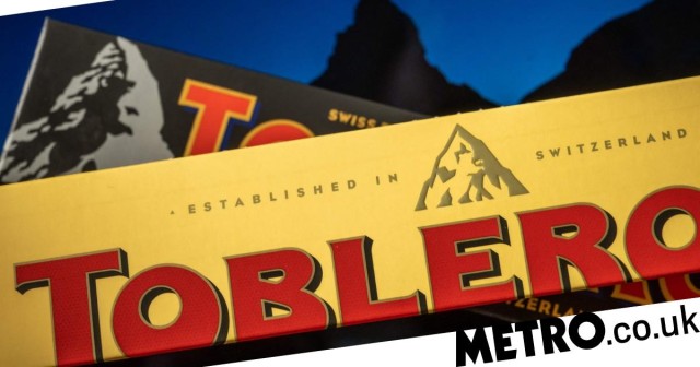 First Toblerone bars without the Matterhorn logo go on sale