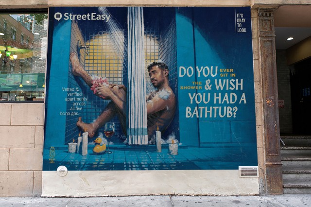 StreetEasy Illustrates New Yorkers' Apartment Fantasies in Hot and Steamy Outdoor Ads